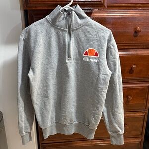 Ellesse Gray Zip Up Sweater